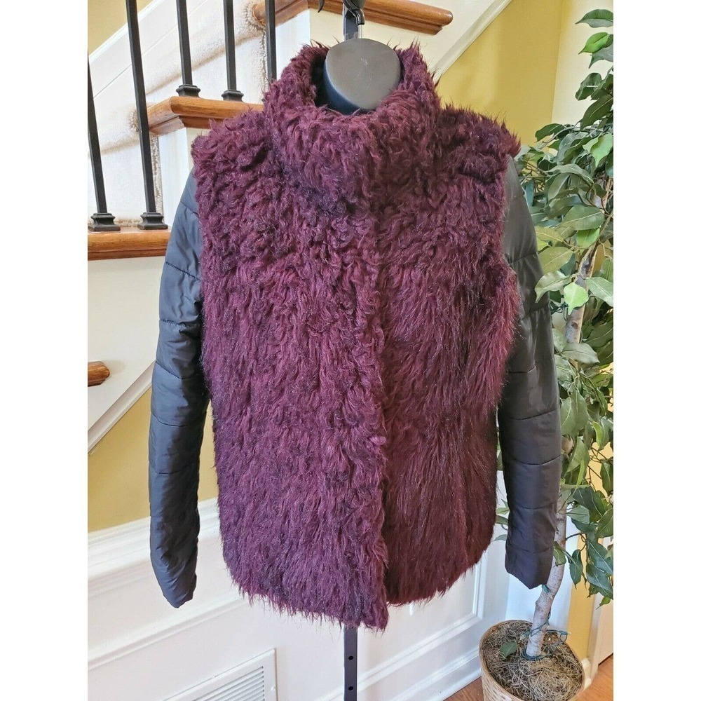 Betsey Johnson Reversible Faux Fur Jacket Small